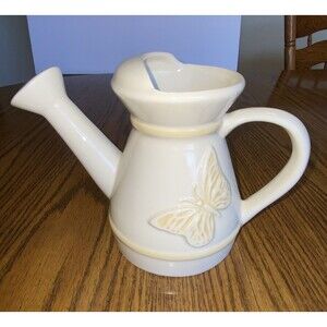 McCoy Collection "Joy" 2005 Art Pottery Water Can Sprinkler Pitcher Signed